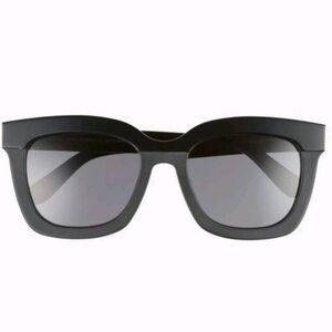 Diff Womens Black Carson Large Frame Polarized Stylish Trendy Sunglasses